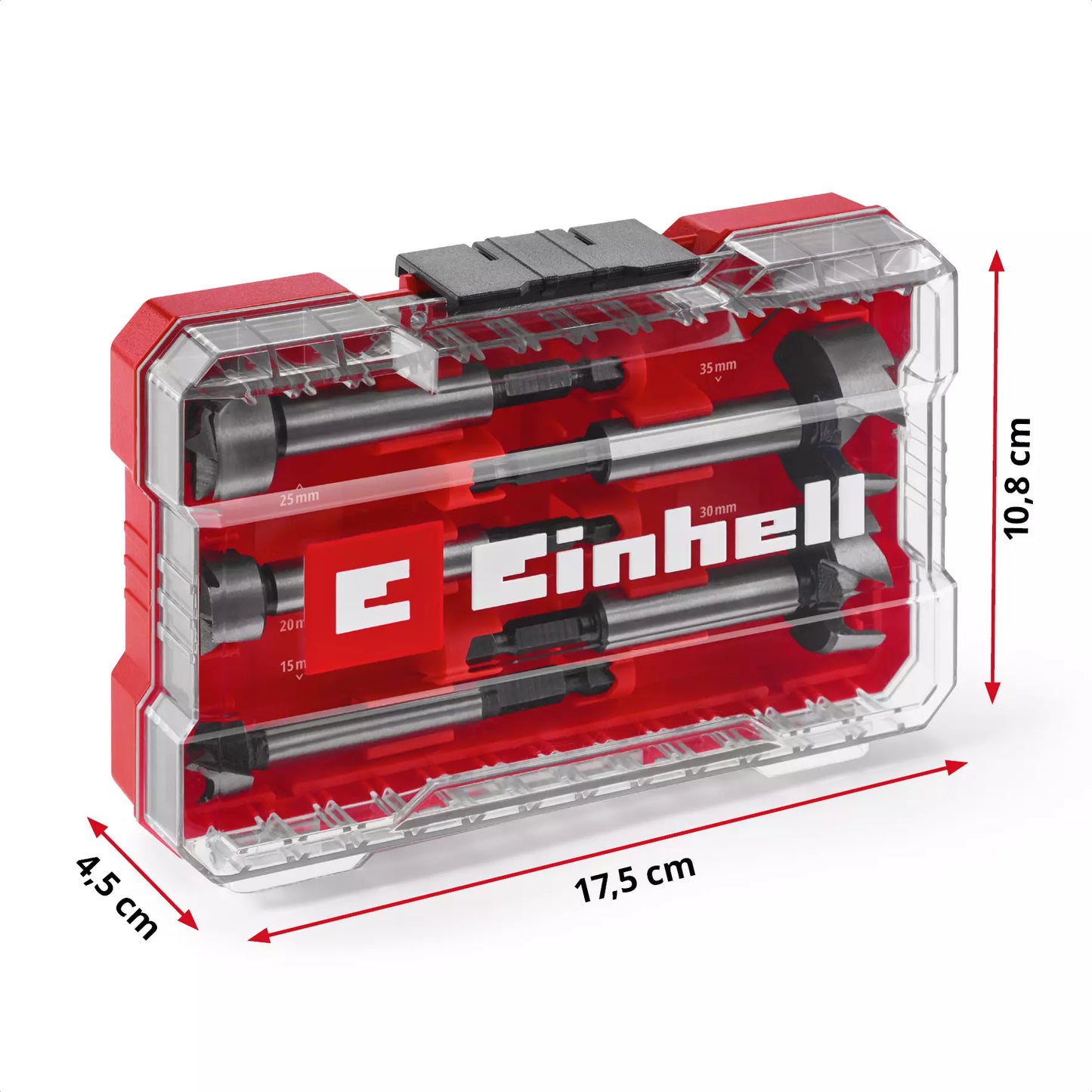 Jeu de forets pour charnières Einhell 49706003, 5 pièces
