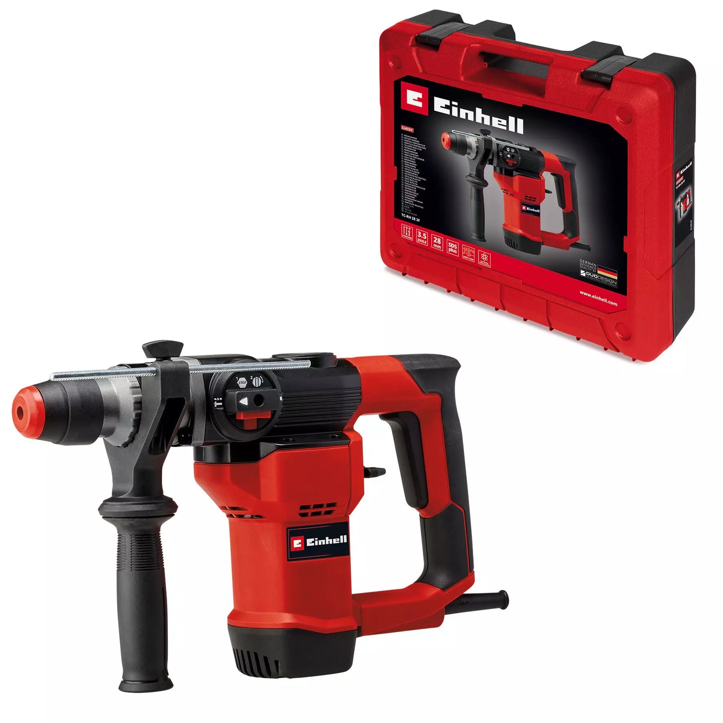 Perforateur SDS-Plus 950 W 3,5 J Einhell TC-RH 28 3F