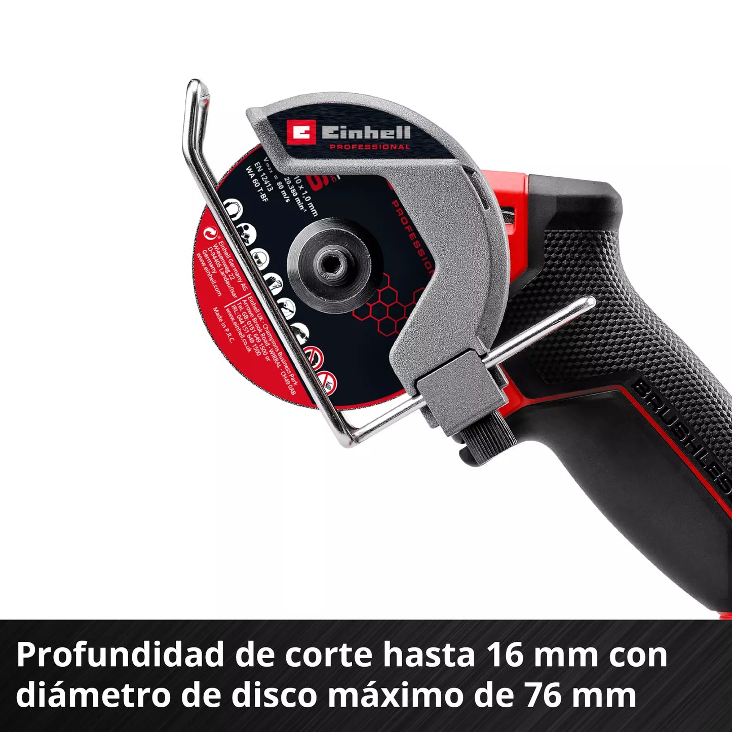 Meuleuse 18 V 76 cm Einhell TP-CO 18/76-C Li BL – Solo