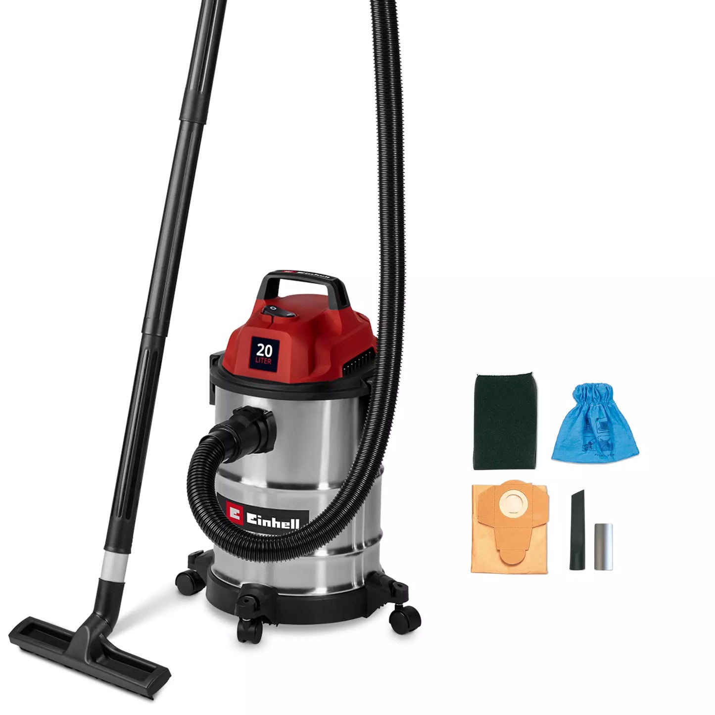 Aspirador en seco y húmedo 20L 900W Einhell TC-VC 2045 S