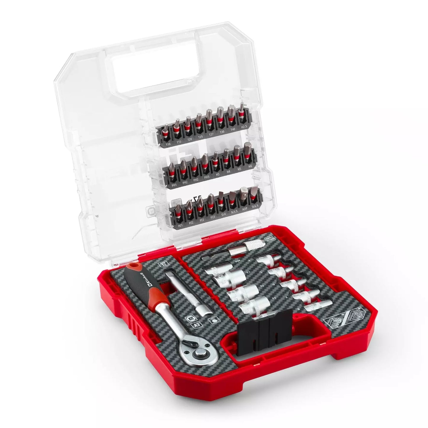 Coffret de douilles et d'embouts Einhell 49109022 L-CASE 37 pièces