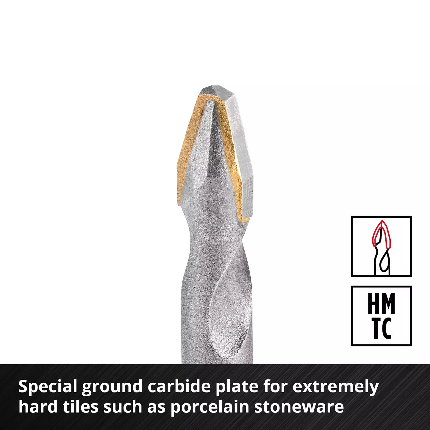 Jeu de 4 forets à porcelaine XS-CASE Einhell 49051404