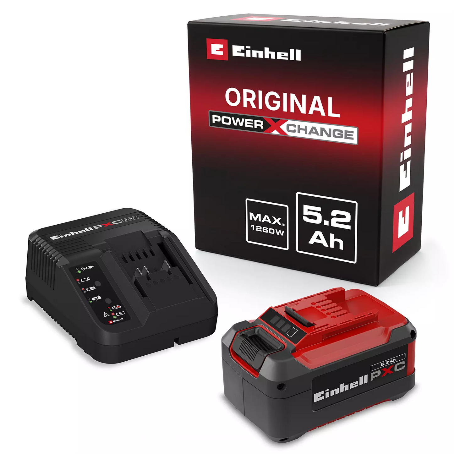 Ensemble batterie 5,2 Ah et chargeur PXC Einhell