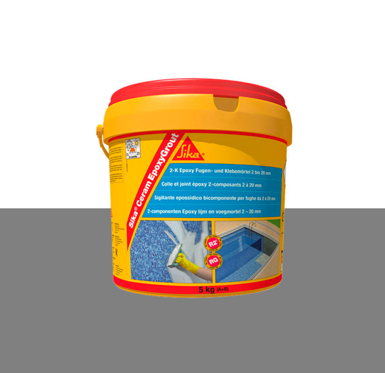Lechada Epoxy bicomponente para juntas de 2 a 20mm 5kg SikaCeram EpoxyGrout