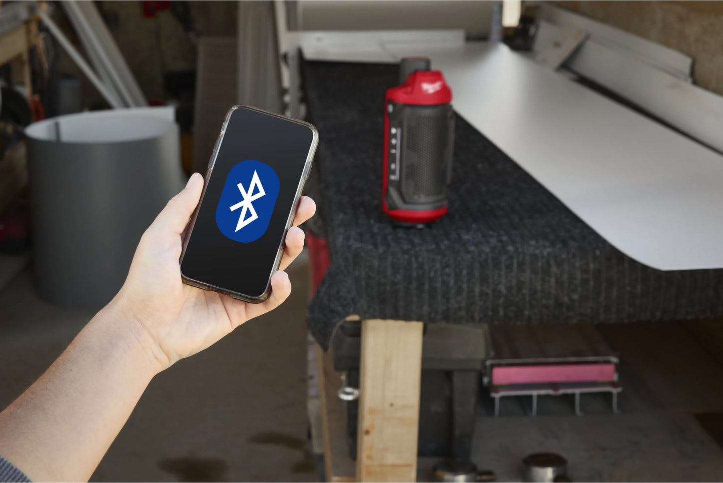 Haut-parleur M12 avec Bluetooth compatible avec le Packout Milwaukee M12 SPEJSG2-0