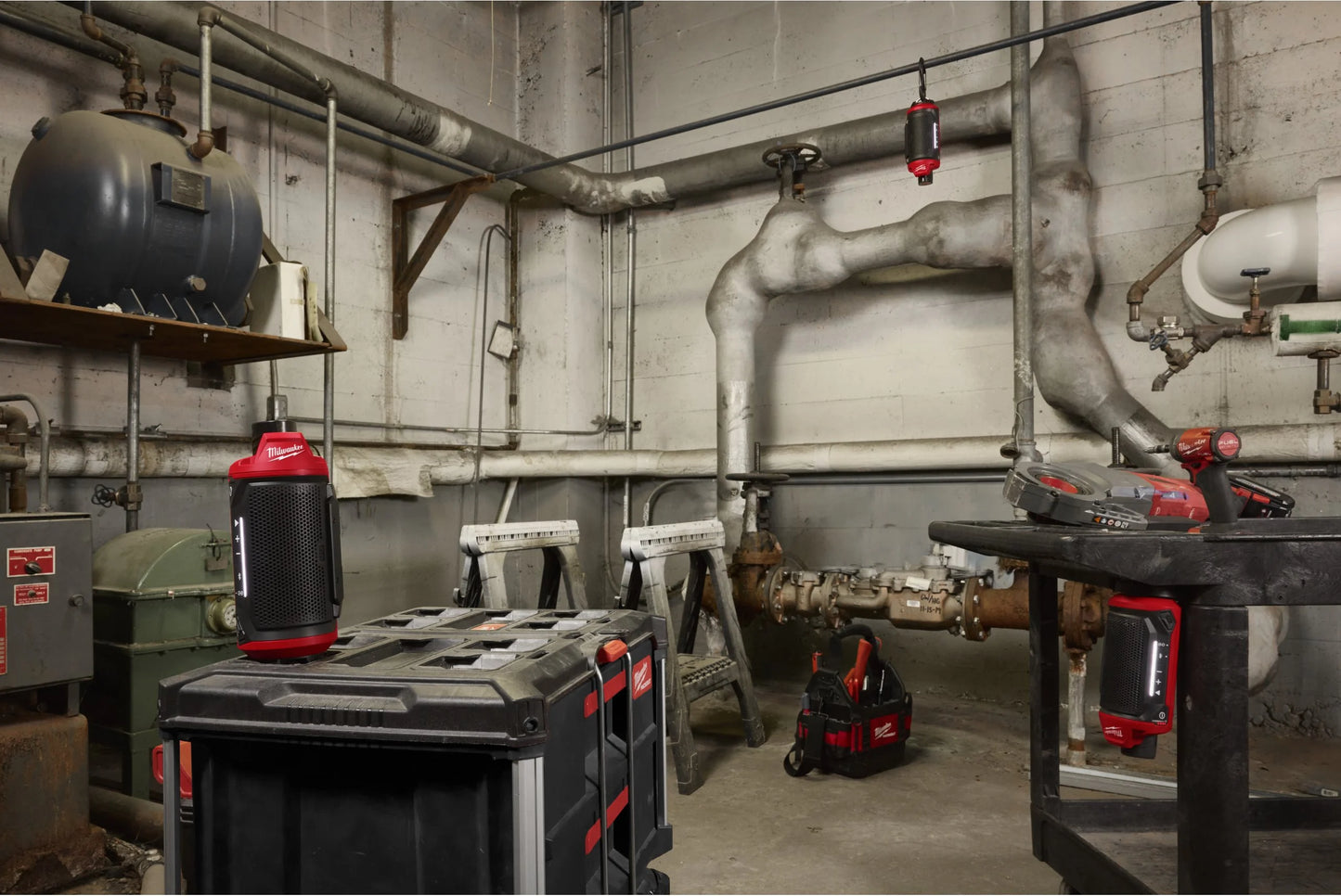 Haut-parleur M12 avec Bluetooth compatible avec le Packout Milwaukee M12 SPEJSG2-0