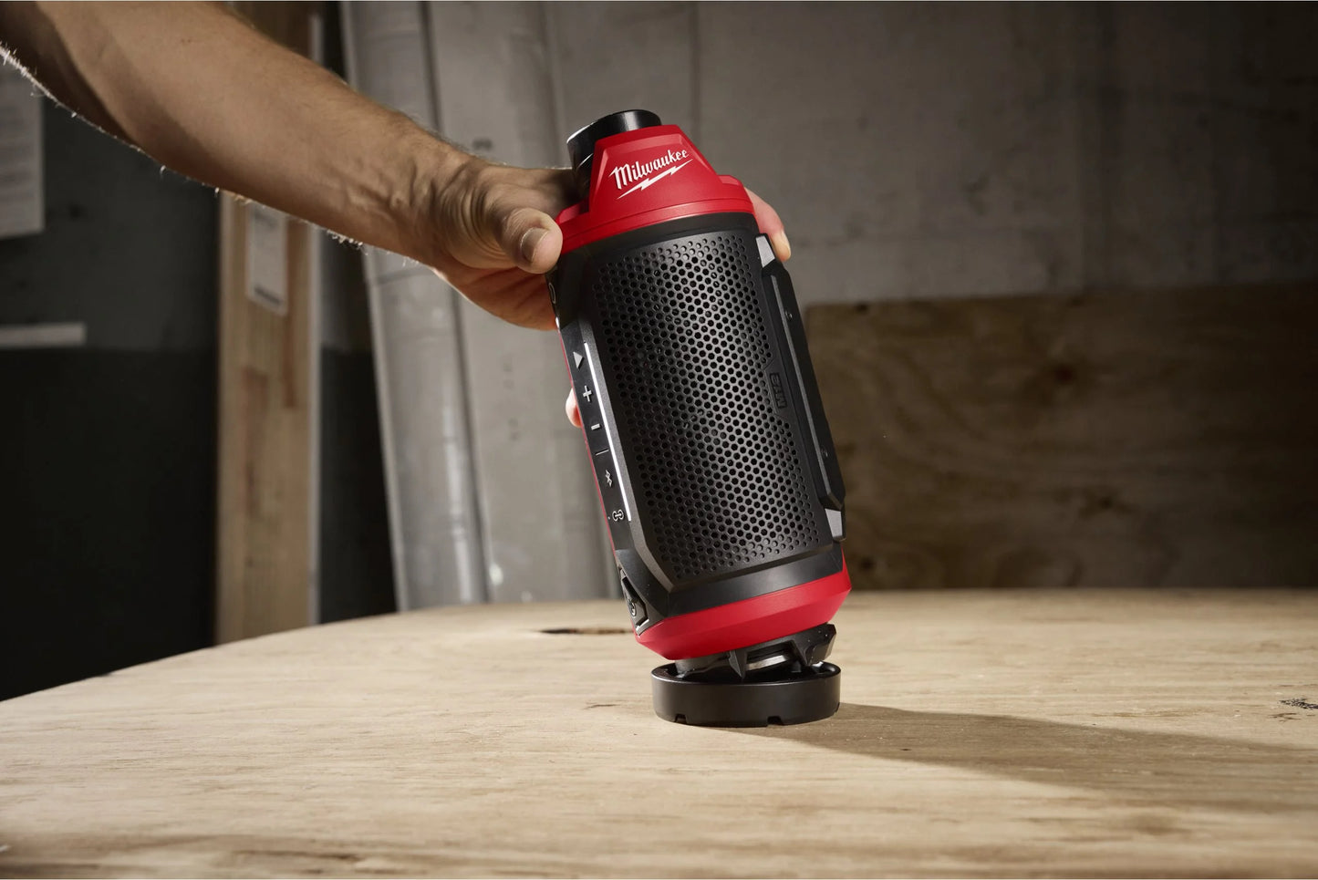 Haut-parleur M12 avec Bluetooth compatible avec le Packout Milwaukee M12 SPEJSG2-0