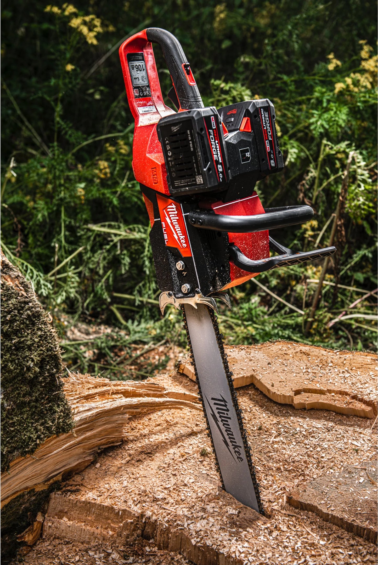 Tronçonneuse à double batterie Milwaukee M18F2CHS50-802 de 50 cm