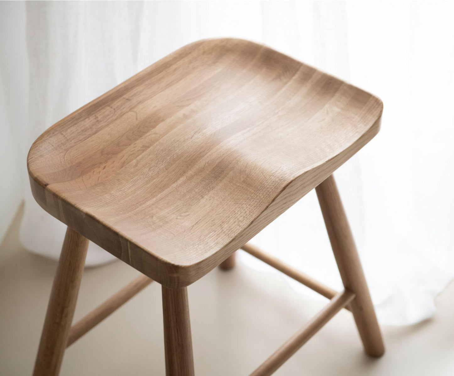Taburete de madera roble Andrea House