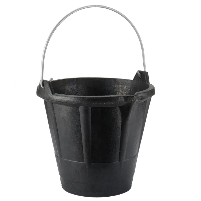 Seau industriel en caoutchouc Bellota BKCIND12BM 12 L avec anse en métal