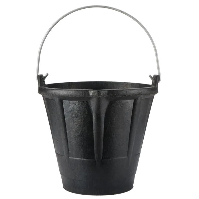 Seau industriel en caoutchouc Bellota BKCIND12BM 12 L avec anse en métal