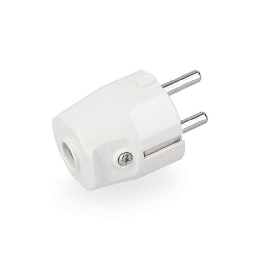 Clavija tipo F 4,8mm 10/16A T/TL Blanca EDM E40997