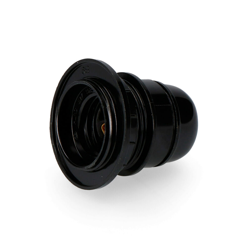 Douille semi-vissée E-27 homologuée + rondelle noire EDM
