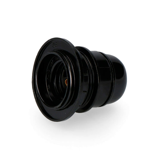 Douille semi-vissée E-27 homologuée + rondelle noire EDM