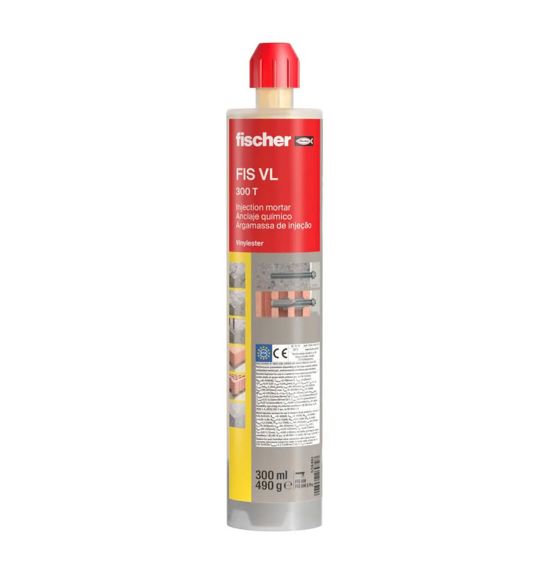 Cartucho Taco Químico 300ml FIS VL 300 T Fischer
