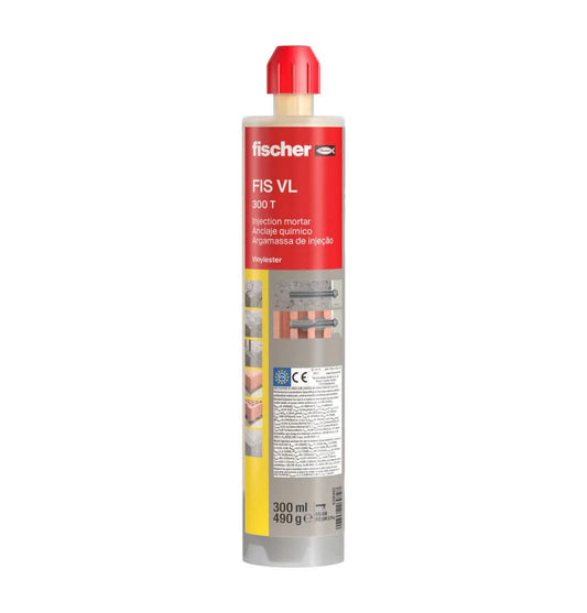 Cartucho Taco Químico 300ml FIS VL 300 T Fischer