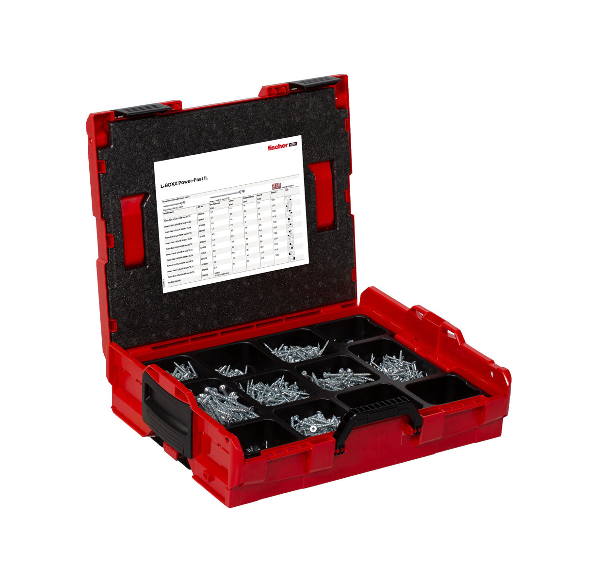 Kit PowerFast II L-BOXX 102, 1.800 vis + Set ProfiBit Fischer de 10 pièces
