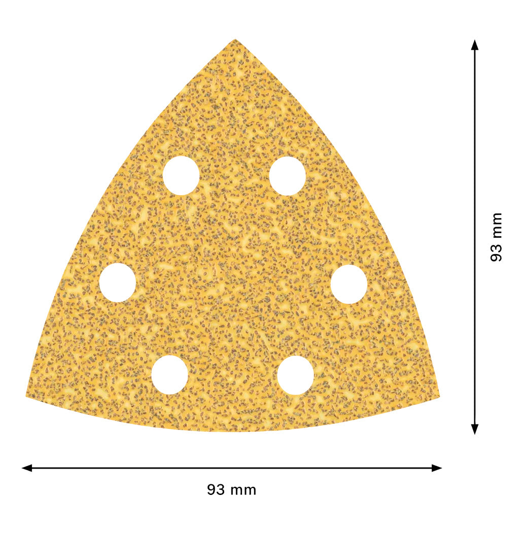 Papier abrasif pour ponceuse Delta Expert C470 5 unités Bosch