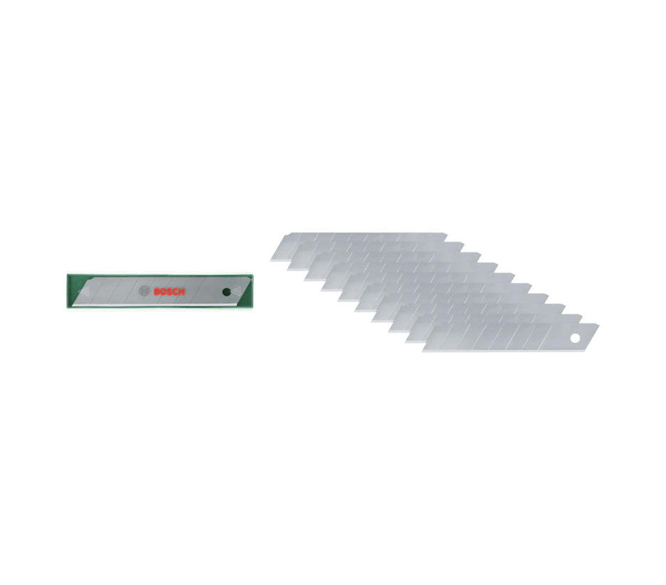 Lames sécables pour cutter 18 mm, 10 unités, Bosch