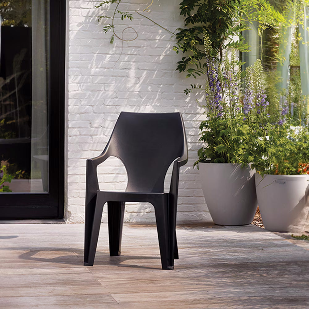 Chaise de jardin à dossier haut Dante graphite Keter