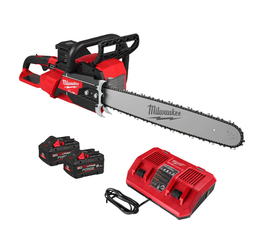 Tronçonneuse à double batterie Milwaukee M18F2CHS50-802 de 50 cm