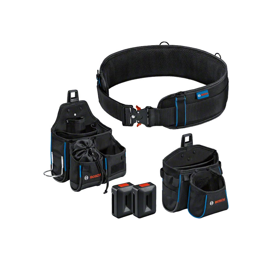 Ensemble avec ceinture 108 + étui GWT 2 + étui GWT 4 + 2 supports ProCLICK Bosch