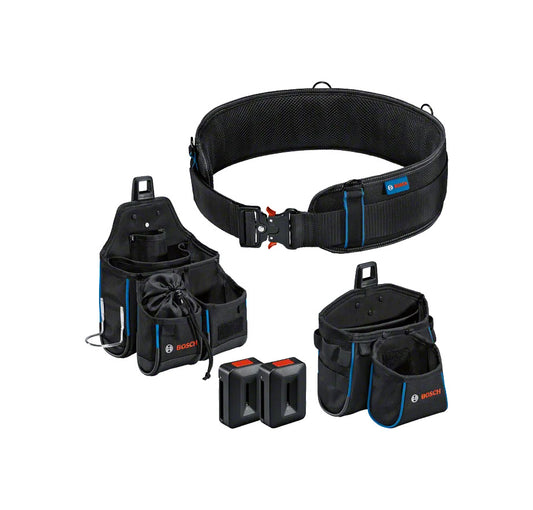 Ensemble avec ceinture 108 + étui GWT 2 + étui GWT 4 + 2 supports ProCLICK Bosch