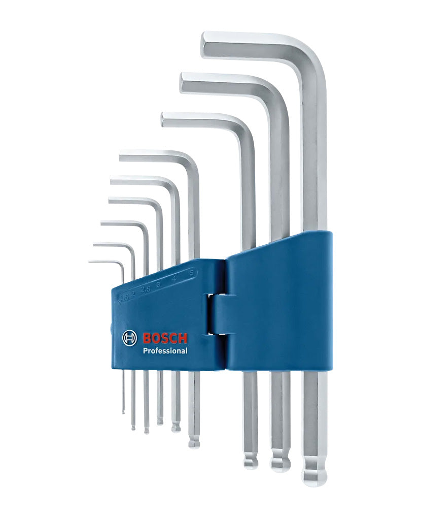 Jeu de 9 clés Allen hexagonales Pro Bosch