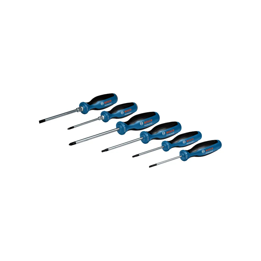 Set de 6 tournevis SL/PH/PZ/TX PRO Bosch