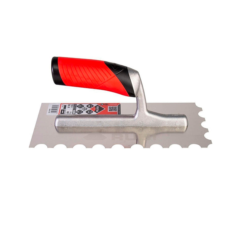 Peigne en acier de 28 cm avec manche ouvert Rubiflex Rubi R-10
