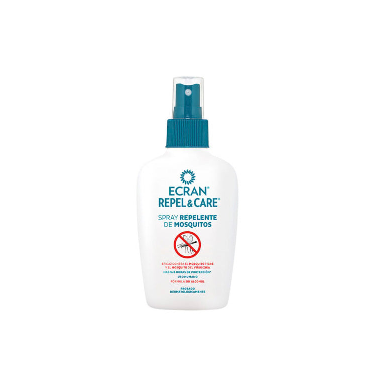 Spray répulsif anti-moustiques format voyage 100 ml ECRAN REPEL&CARE