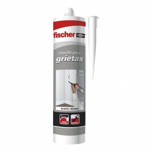 Cartucho Masilla para grietas 300ml Blanco Fischer FISCHER - 1