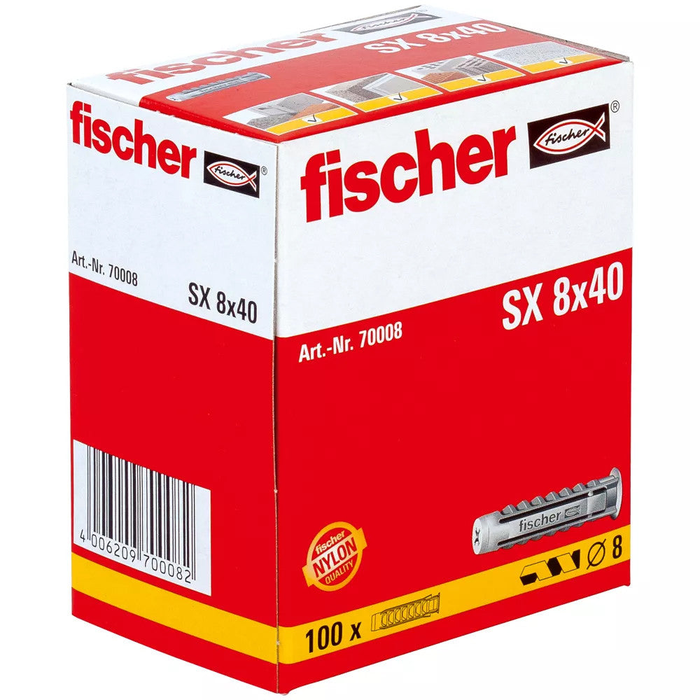 Boîte 50UD SX 8X40 cheville + 5X50 vis Fischer FISCHER - 1
