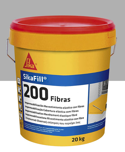 Sikafill-200 Fibres Pot de peinture étanche de 20kg SIKA - 6