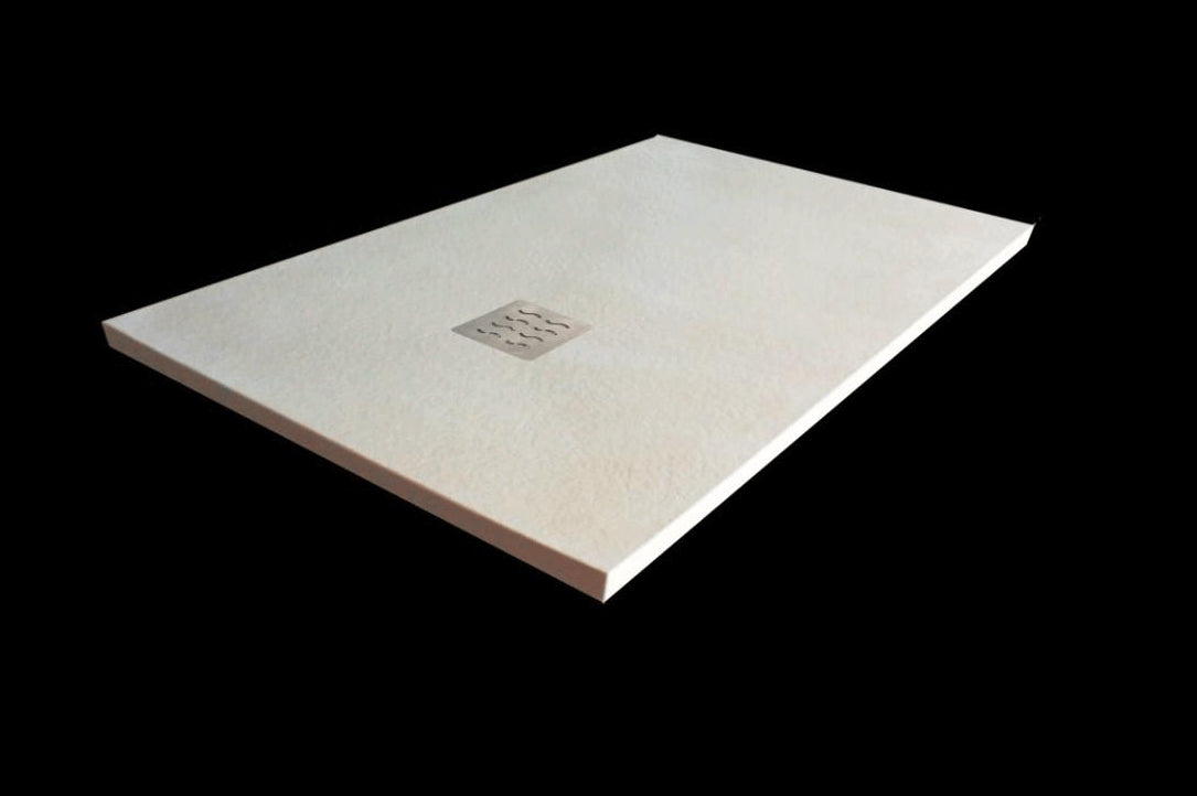 Plato de ducha Premium Textura pizarra natural con Sumidero 80x140cm  - 3