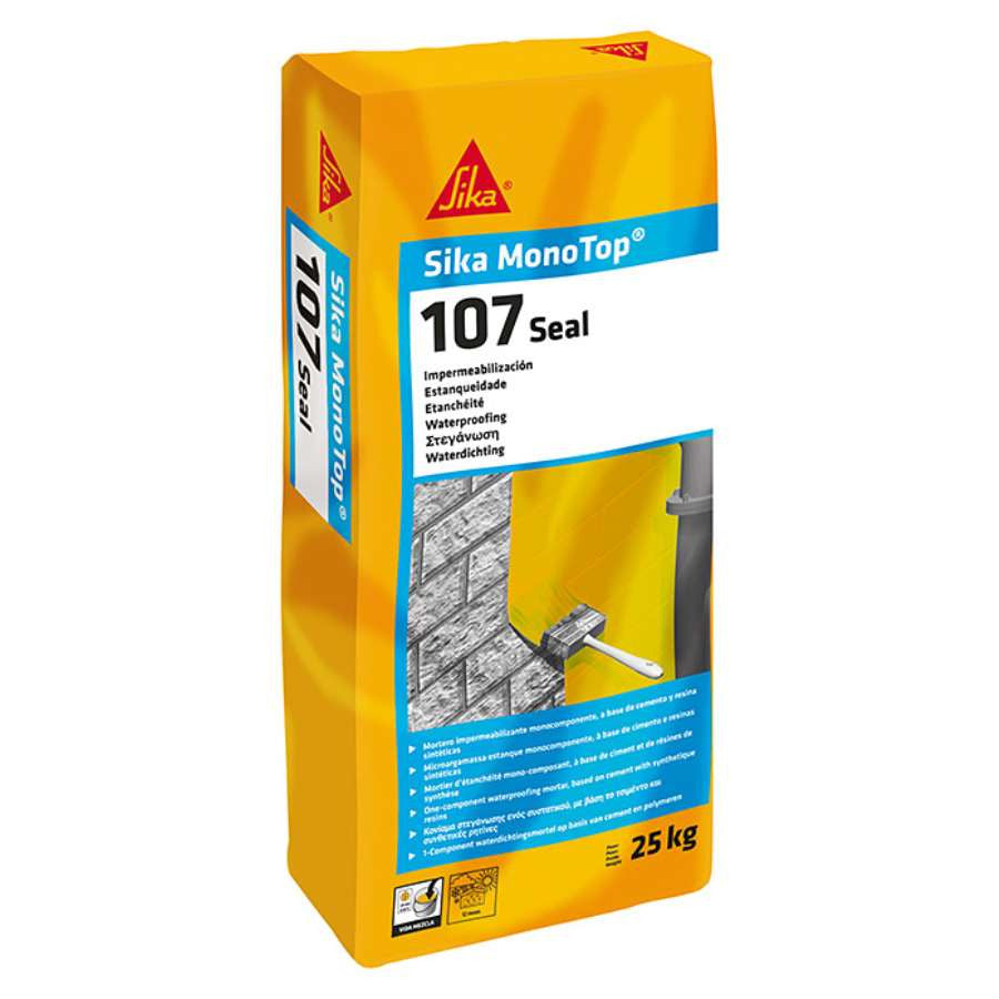 sika monotop 107 seal impermeable 25kg